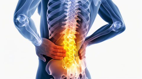XRay of Adult Male Spine